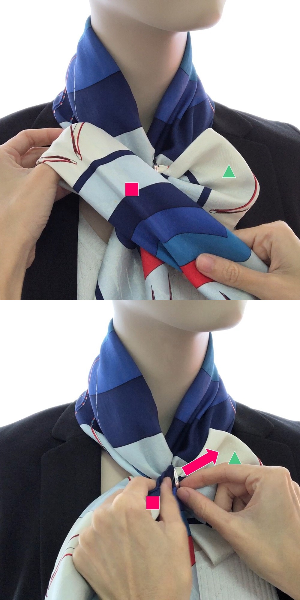 How To Tie a Butterfly Knot of Your CORIEE Silk Scarf 