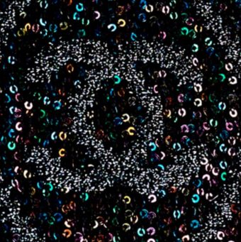 Chanel viscose, sequins