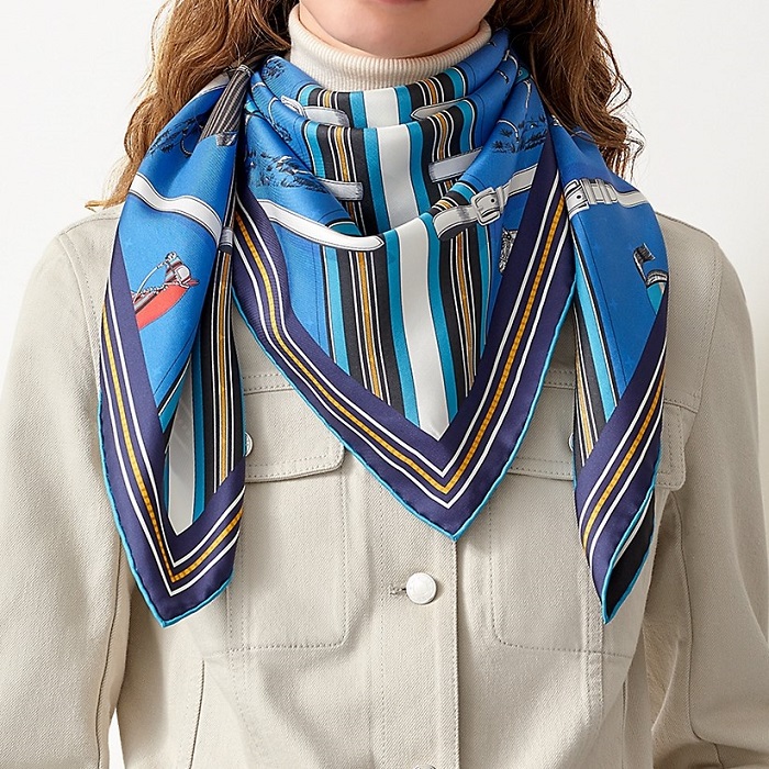 Hermes Triangle Scarf Size Guide Miss Bugis
