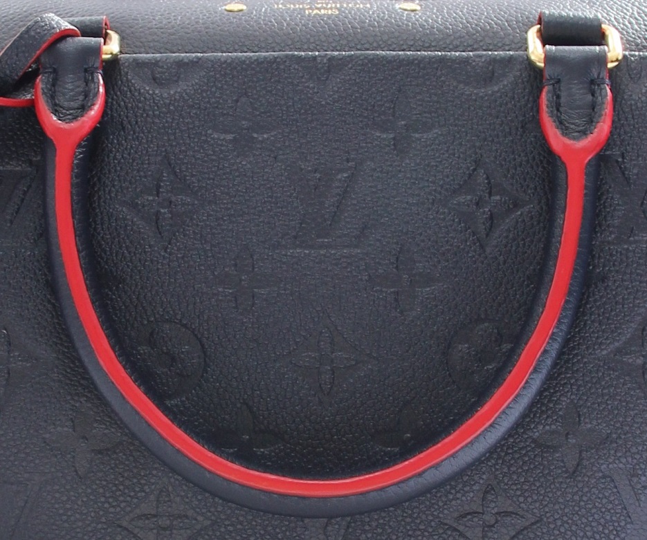 Louis Vuitton Speedy Bandouiliere 25 Empreinte Leather Marine