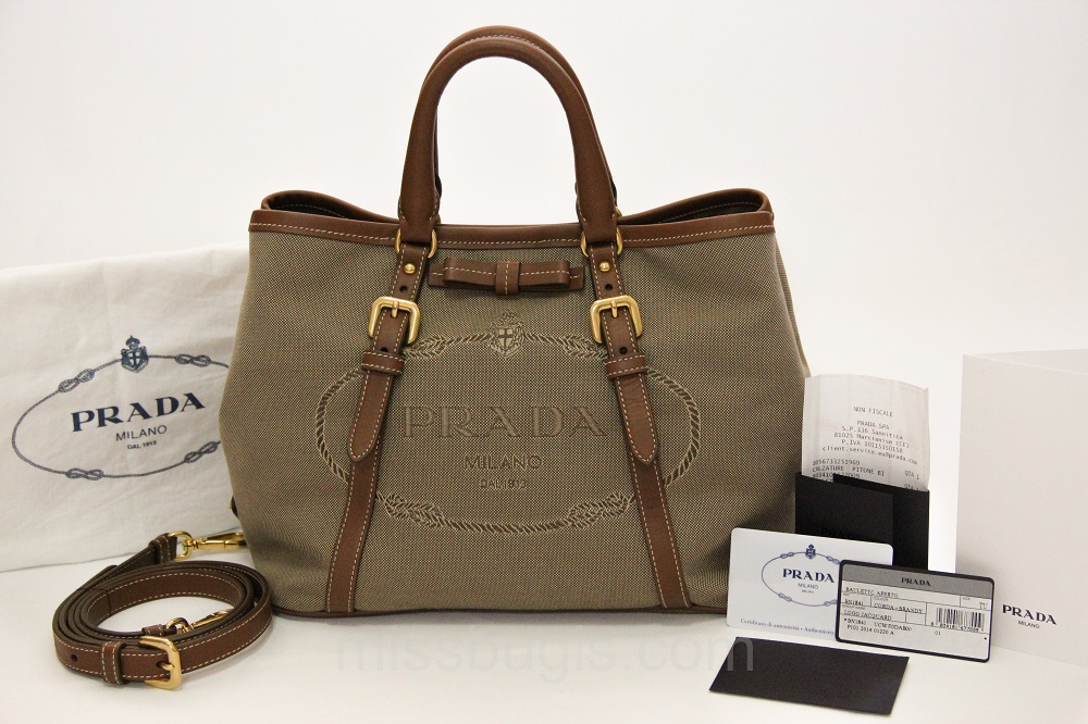 Prada Bauletto Aperto Satchel