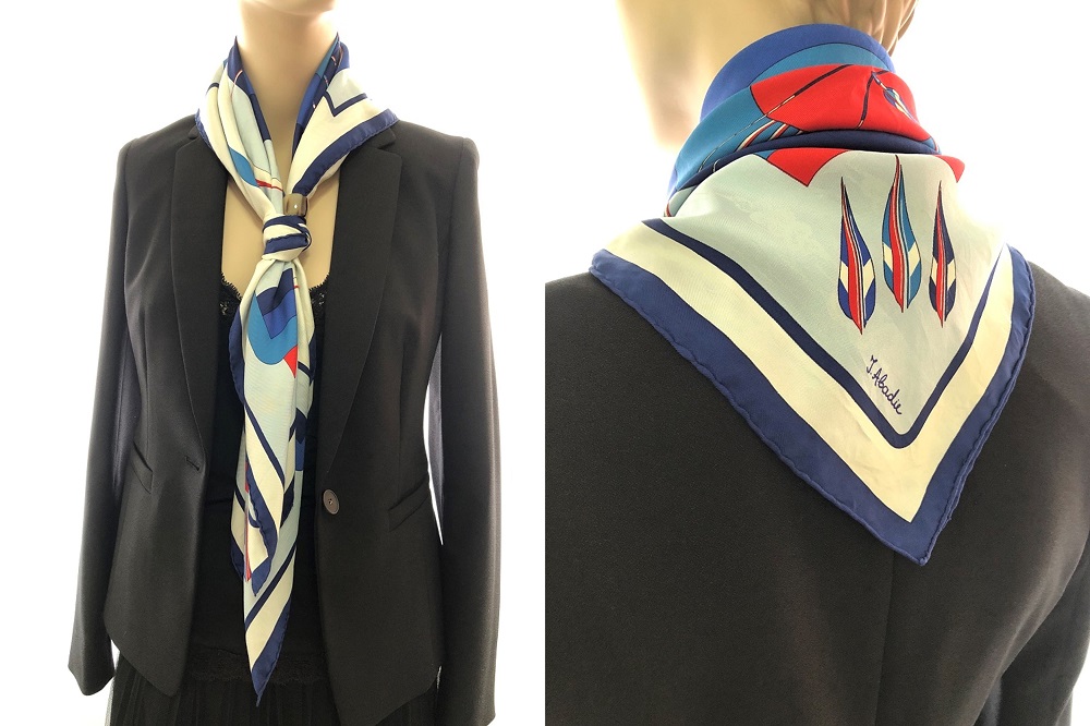 Hermes 90cm Silk Scarf Scout Knot with Ring