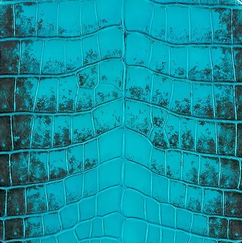 Louis Vuitton Crocodile Brillant Leather Sahara Turquoise
