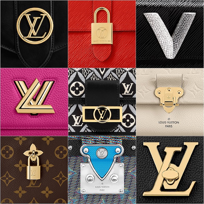 Louis Vuitton handbag clasps