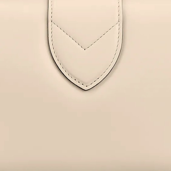Louis Vuitton Smooth Calfskin Leather Cream