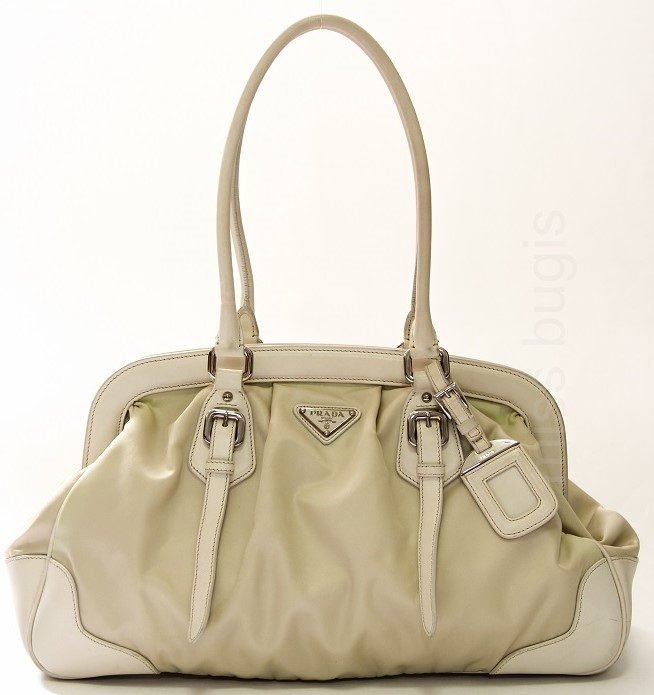 Prada Tessuto Calf Doctor Bag