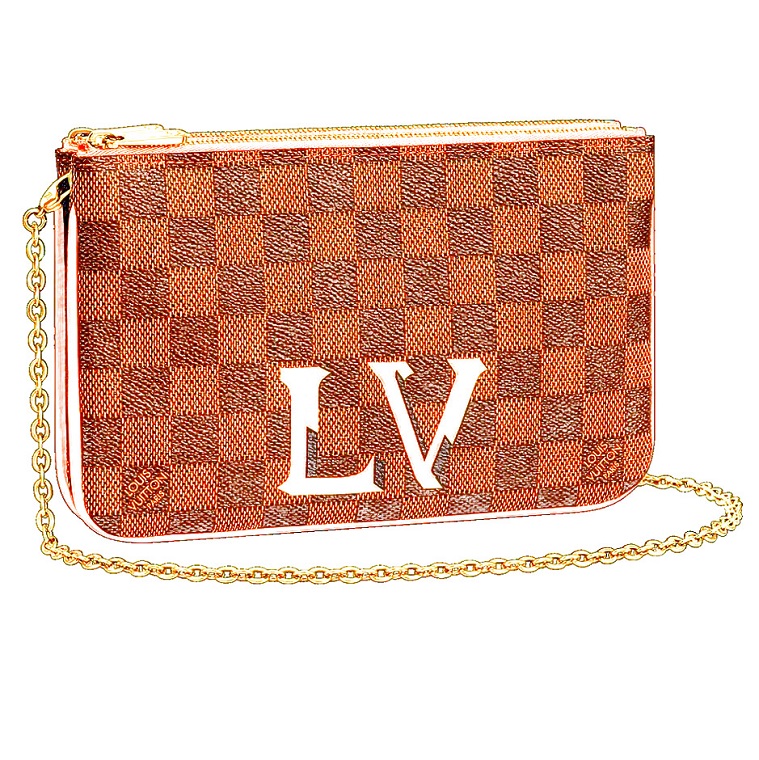 LV Double Zip Pochette