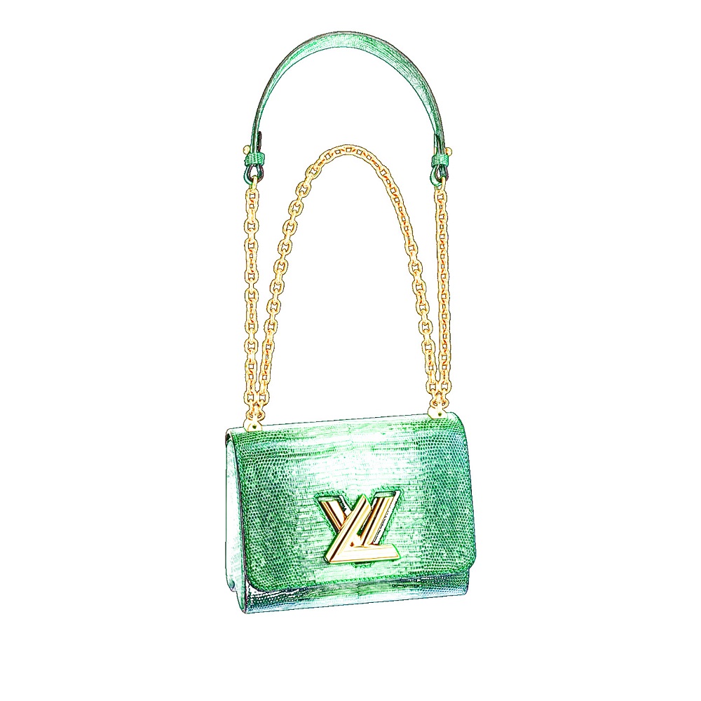 Louis Vuitton Twist PM Lizard Bag