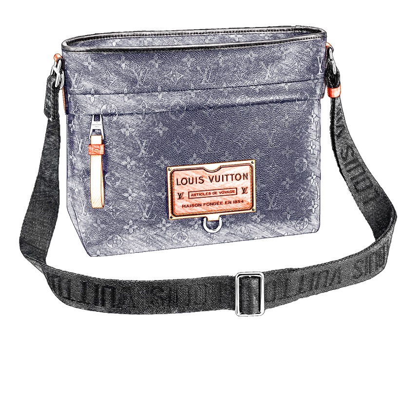 LV Zipped Messenger Bag