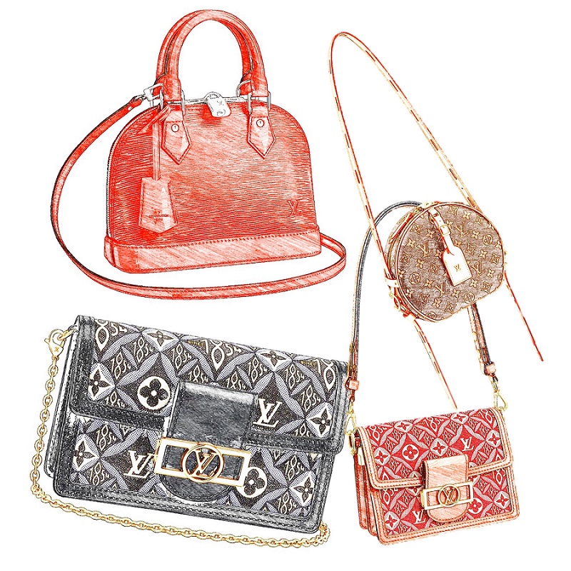 A Closer Look: Louis Vuitton Caissa Clutch With Chain