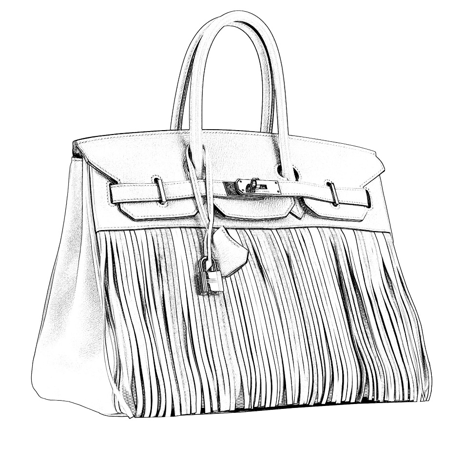 Hermes Birkin Fringe