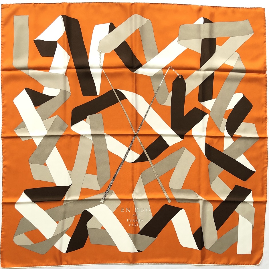 Hermes 90cm Square Scarf En Duo