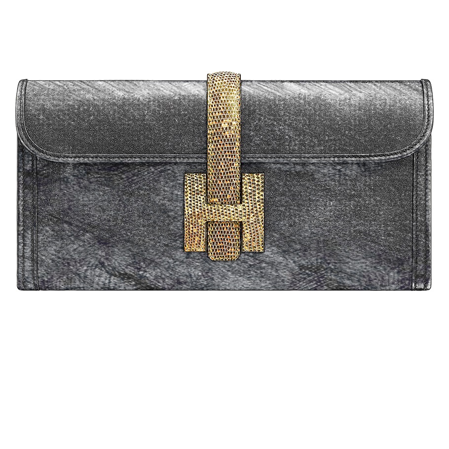 Hermes Jige Elan Touch Clutch