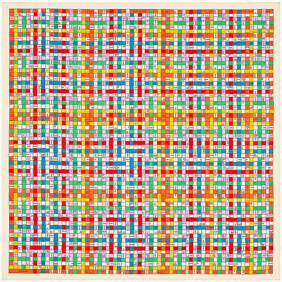 Hermes 90cm Square Scarf Bolduc au Carre