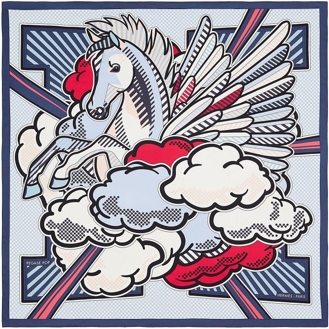 hermes pegasus scarf