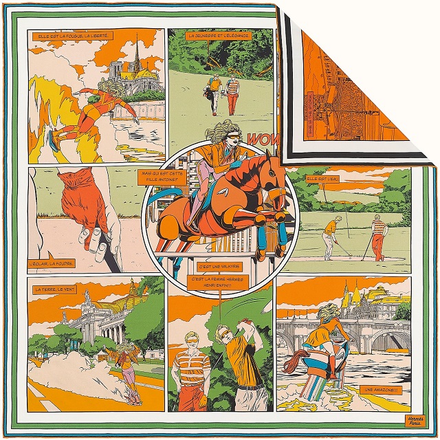 Hermes 90cm Square Scarf Wow