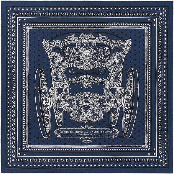 Hermes 55cm Square Scarf Grand Carrosse