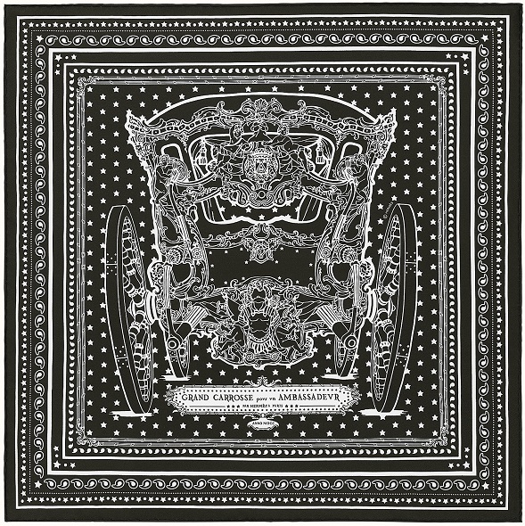 Hermes 55cm Square Scarf Grand Carrosse