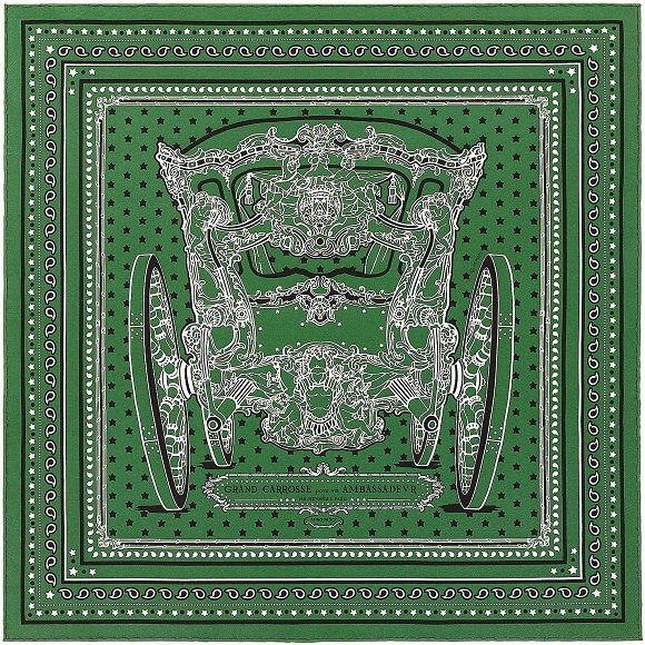 Hermes 55cm Square Scarf Grand Carrosse