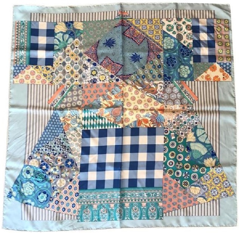 Hermes 90cm Square Scarf L'Art du Sarasa