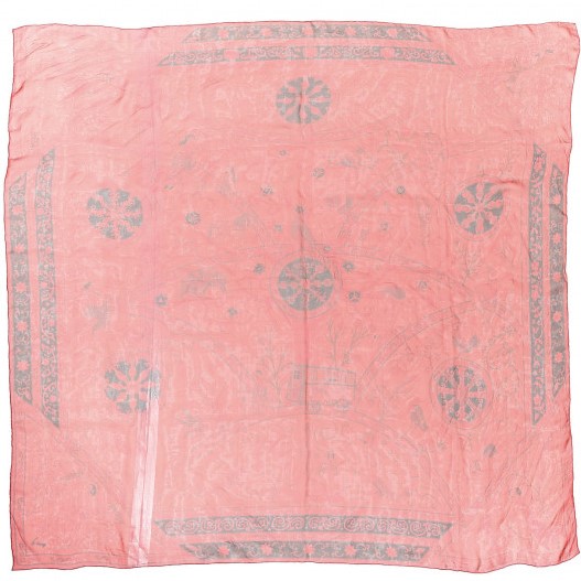Hermes 140cm Square Scarf Peuple du Vent