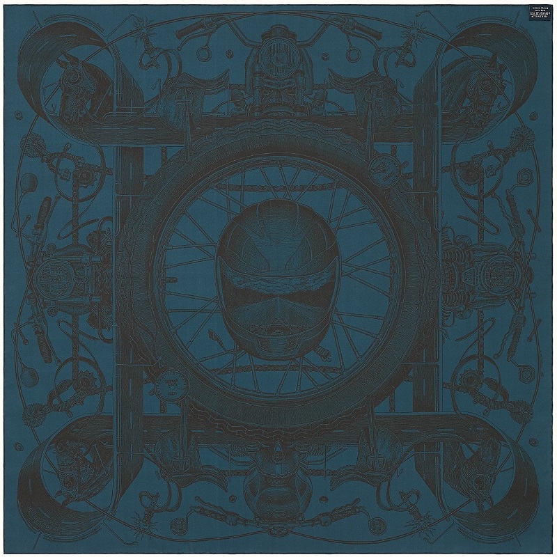 Hermes 90cm Square Scarf Route 24