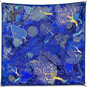 Hermes 90cm Square Scarf Dans un Jardin Anglais