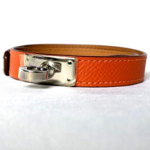 Hermes Kelly Double Tour Leather Bracelet