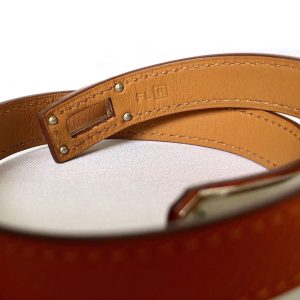 Hermes Kelly Double Tour Leather Bracelet