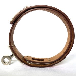 Hermes Kelly Double Tour Leather Bracelet