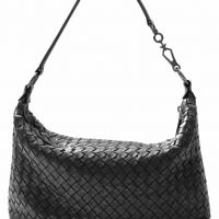 Bottega Veneta Nero Intrecciato Nappa Bag