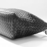 Bottega Veneta Nero Intrecciato Nappa Bag