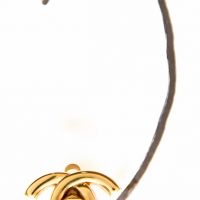 Chanel CC Turnlock Clip Earrings