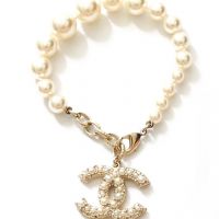 Chanel Pearl/Crystal CC Bracelet