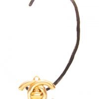 Chanel CC Turnlock Clip Earrings