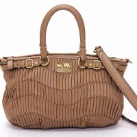 Coach Madison Gathered Leather Sophia Satchel