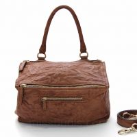 Givenchy Pandora Wrinkled Sheepskin Leather Medium Bag