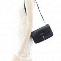 Hermes Dolly Veau Box Dark Brown 1970's Leather Bag