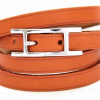 Hermes Hapi III Leather Bracelet/Choker