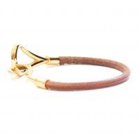 Hermes Jumbo Leather Hook Bracelet