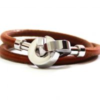 Hermes Interlocking Leather Bracelet/Choker