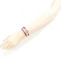 Hermes Interlocking Leather Bracelet/Choker