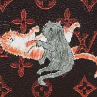 Catogram, 2018, Nicolas Ghesquiere,
Grace Coddington Louis Vuitton Monogram Canvas Catogram