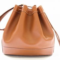Hermes Leather Gold Plated Market Bag