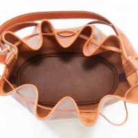 Hermes Leather Gold Plated Market Bag