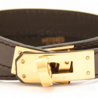Hermes Kelly Double Tour Leather Bracelet
