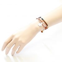 Hermes Tourbillon Silver Silk Bracelet/Necklace/Bag Charm
