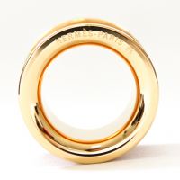 Hermes Leather Metal Scarf Ring