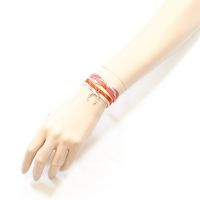 Hermes Tourbillon Silver Silk Bracelet/Necklace/Bag Charm