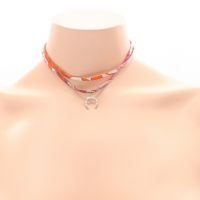 Hermes Tourbillon Silver Silk Bracelet/Necklace/Bag Charm